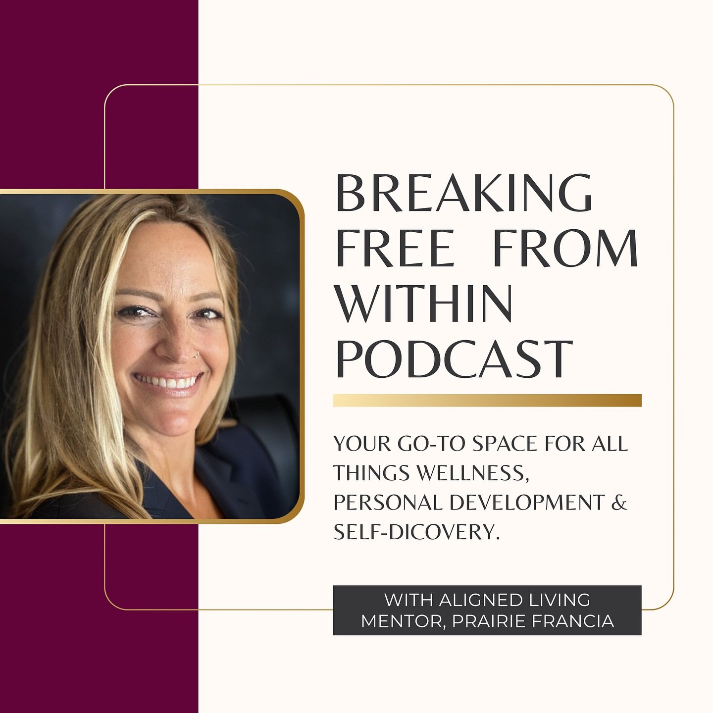 💕💕My first podcast episode is live. Find the link in my bio in the Linktree. 🌳 
💫In this episode:
The Many Faces of Addiction: Escaping Through Substances, Devices, and Behaviors
Host: Prairie Francia

In this episode of Breaking Free from Within
