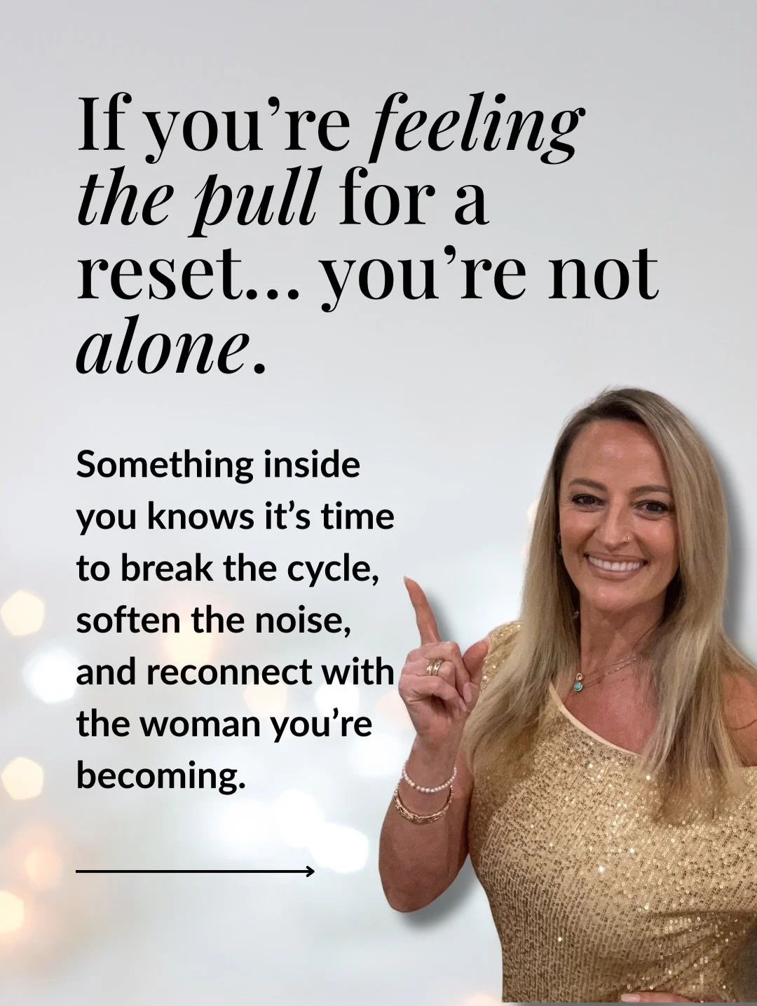 If you&rsquo;re feeling the quiet pull to reset&hellip; to realign&hellip; to finally break the patterns that no longer fit the woman you&rsquo;re becoming&mdash;this carousel is for you. 🤍

One year ago, I was navigating inflammation, disconnection
