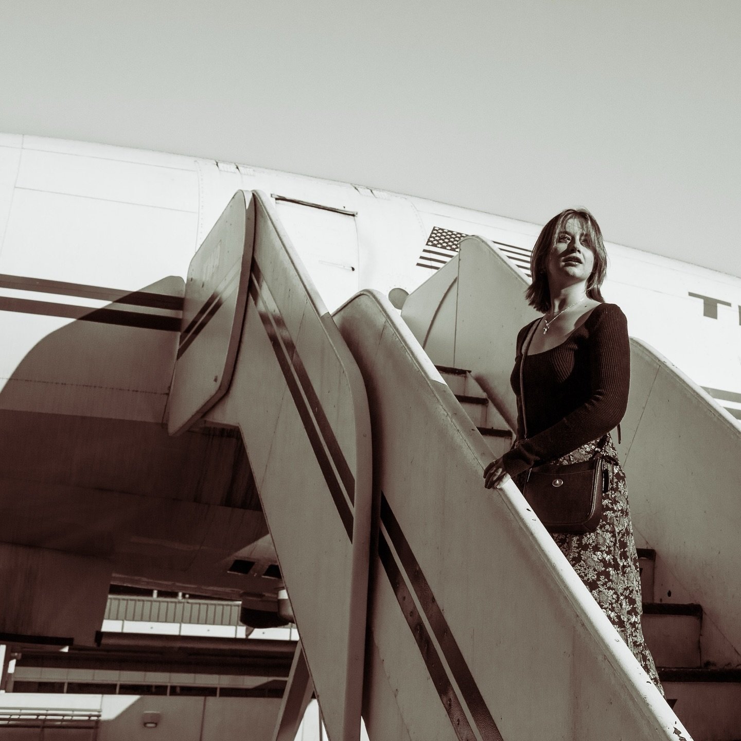 Up, up, and away 🪽
.
Shot in off-time during my photoshoot at TWA, @annavarunok came with me to shoot all my lovely BTS content and, without meaning to, was the model for my favorite image set of 2024
.
#fineartphoto