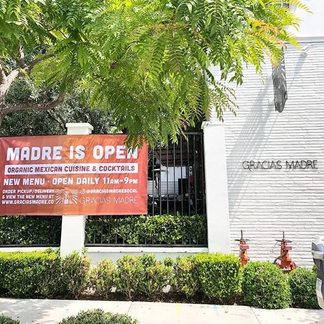 Hola! We&rsquo;re happy to announced that our West Hollywood location is now open for takeout or delivery. ⁣
⁣
We&rsquo;ve updated our takeout &amp; delivery menu to include to-go margaritas, family-style meals, Madre&rsquo;s staple pantry items, &amp; an incredible selection of beer, wine, liqueur, tequila &amp; mezcal. But due to Miss Rona, Madre has a few new house rules in place for the time being..⁣
⁣
Face masks required⁣
6ft between your party &amp; the next⁣
If you are feeling sick, stay outside⁣
Cash not accepted-cards only⁣
⁣
We can take orders in person but the easiest and safest method we recommend would be to order and pay through our website. Thank you for your understanding, and we&rsquo;ll see you soon. Salud!⁣
⁣
Link in bio to order >