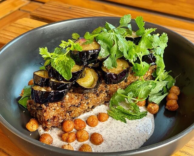 Remember that time in 2020 when I spent a lot of time gardening before reopening to a limited number of restaurant patrons, and was able to use my own home grown Japanese eggplant and herbs atop the crispy lentil rice with sumac yogurt @playaprovisio