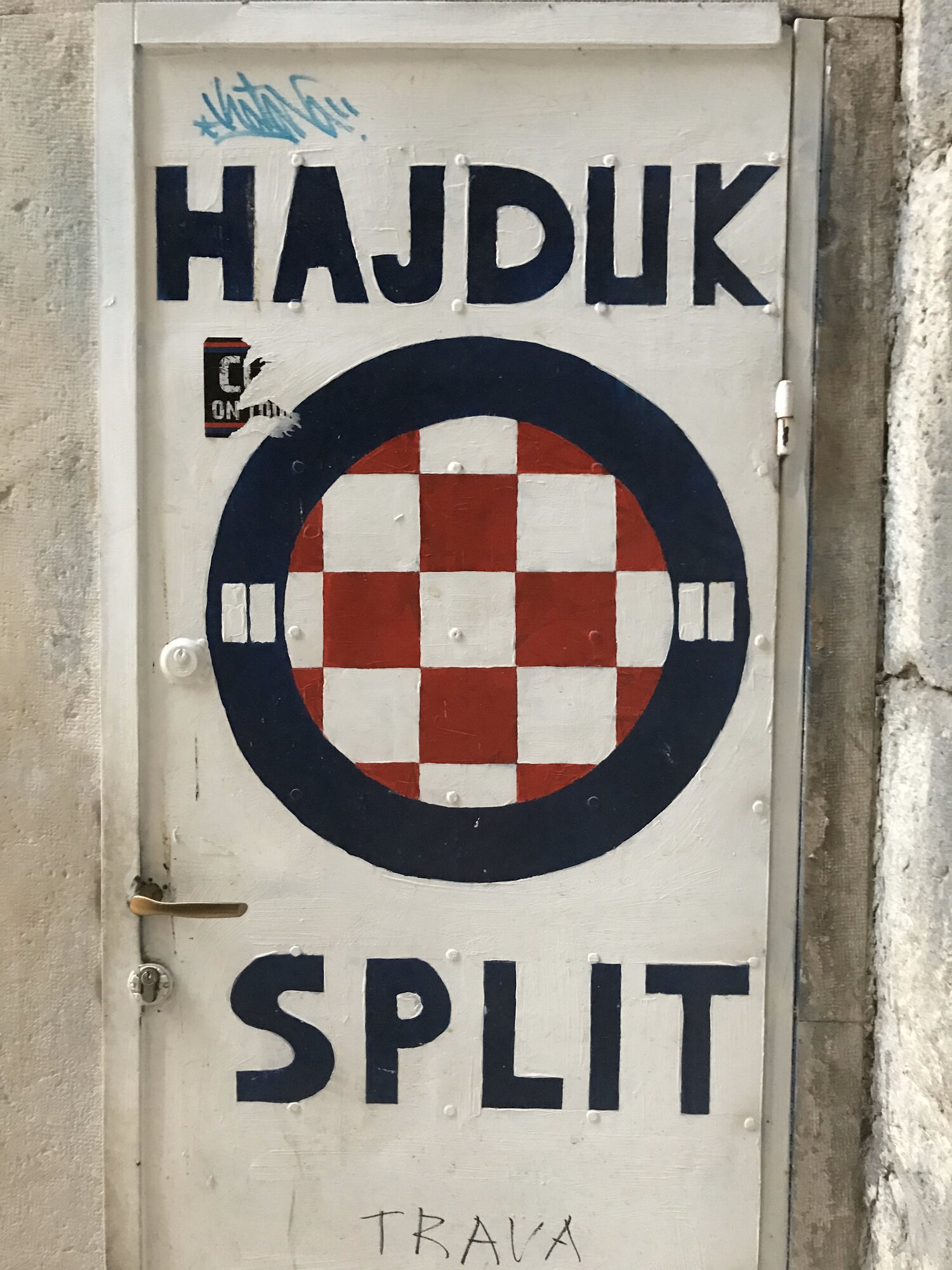 Hajduk Split Mural, Croatia