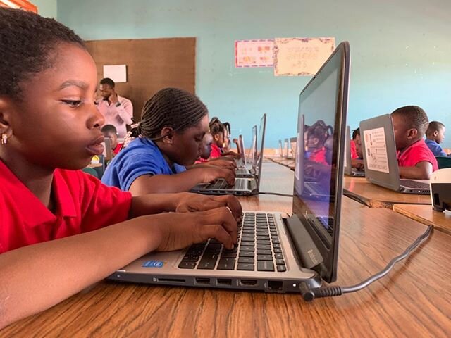 Technology is the future and although our school is in a rural village where our families are living in poverty, we are preparing our students to compete with every other student in Ghana.  #Ghana #Africa #education #technology #Semesteratsea  #endpo