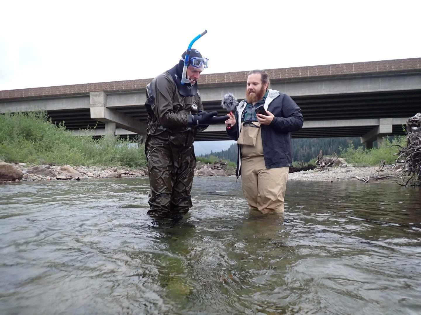 Wherever you are going this weekend, we hope you are going in style! And if you need a story along the way, make sure to catch our latest in your podcast feeds. ⁠
⁠
⁠📸: Host @chrismorganwildlife and producer @mattmartin507 getting wet and wild on as