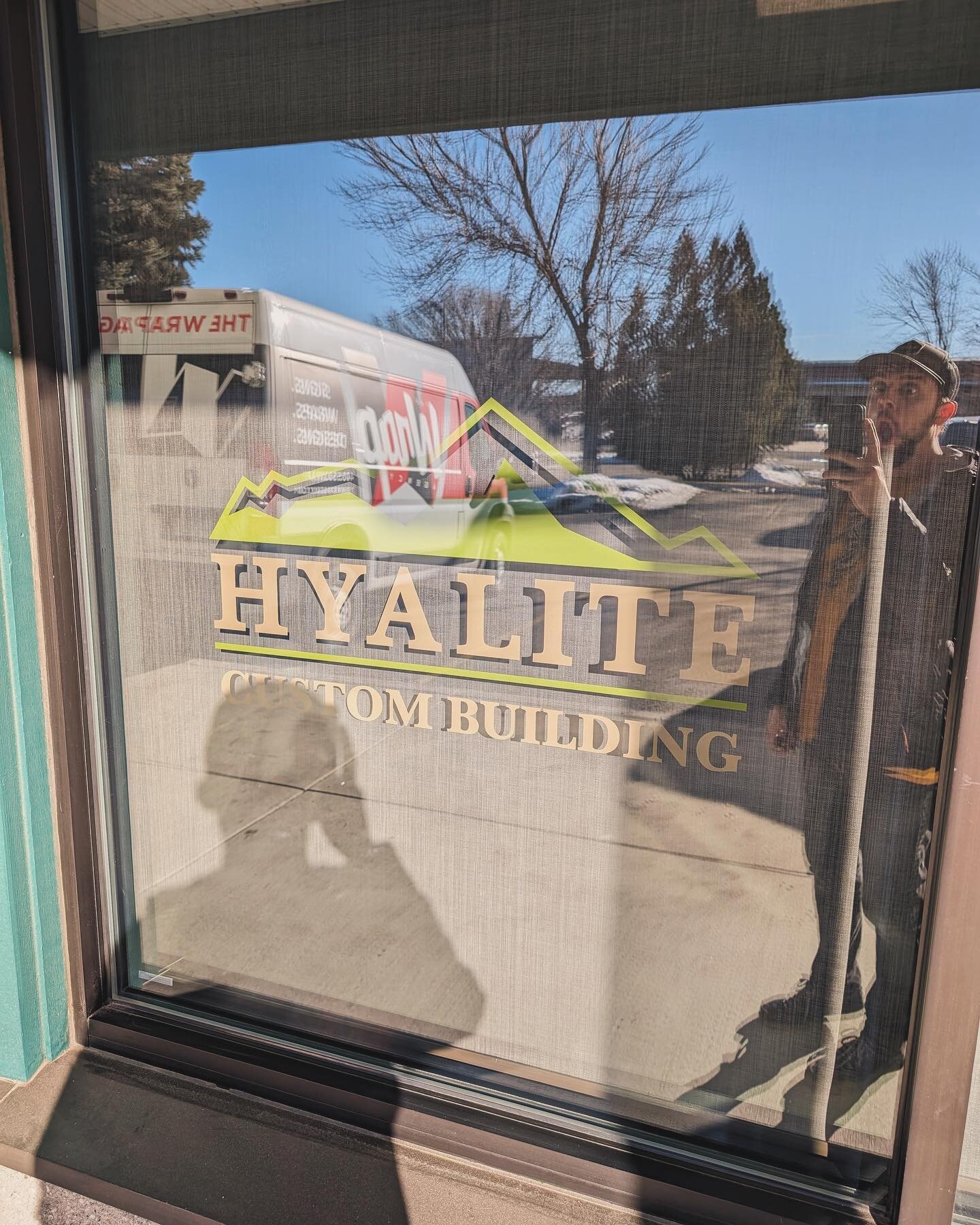 POV your graphics turn out better than you thought AND it&rsquo;s a sunny 50 degree day in MT&hellip;in January!?
.
.
.
#vinylgraphics #windowgraphics #vinyl #vinylinstall #3mwraps #signage #winterorspring #montana #bozeman #whatseasonisit #sunnyday