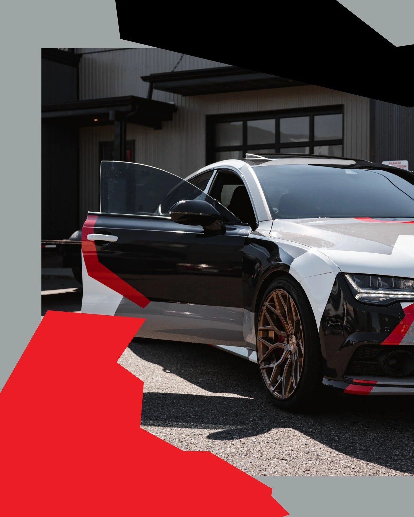 Full printed wrap + @coldwaterclassicmt = 🤍🖤❤️🤘
.
.
. 
#vinylwrap #vinylgraphics #vehiclewrap #vehiclegraphics #carwrap #cargraphics #wraps #3mvinyl #audi #audiwrap #bozeman #montana #printedwrap #colorchange #fullwrap