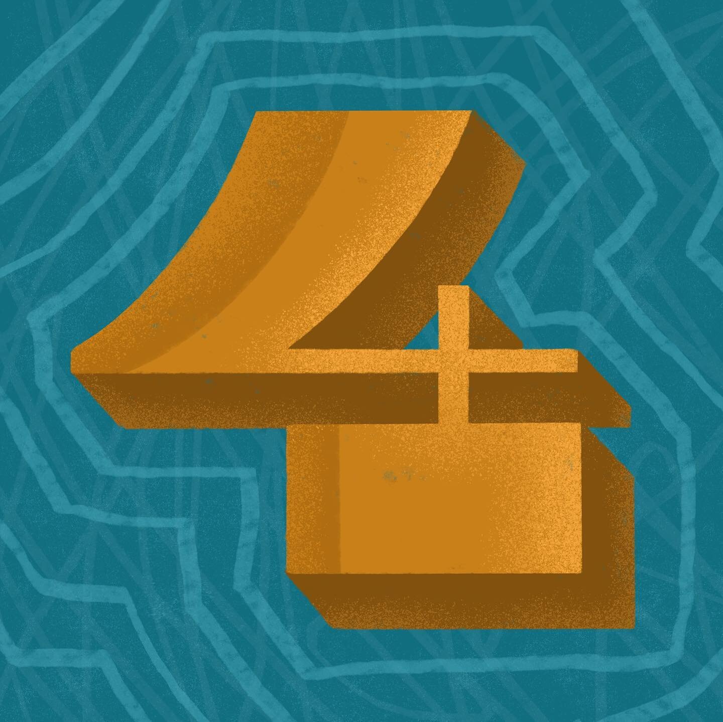 4! based off of Alexis LTD by @losttypecoop 

&mdash;
#36daysoftype #36daysoftype_4 @36daysoftype