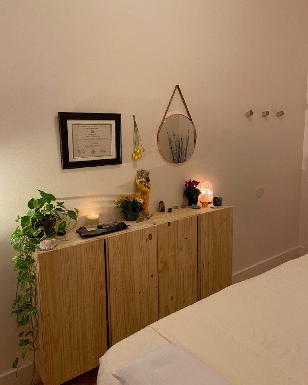 Healing oasis in Nomad NYC. At present the collective energy has been, and continues to be, quite trying. During such times finding time and space to connect to yourself, check in with your body and ground is ever important. If you can't make it to t