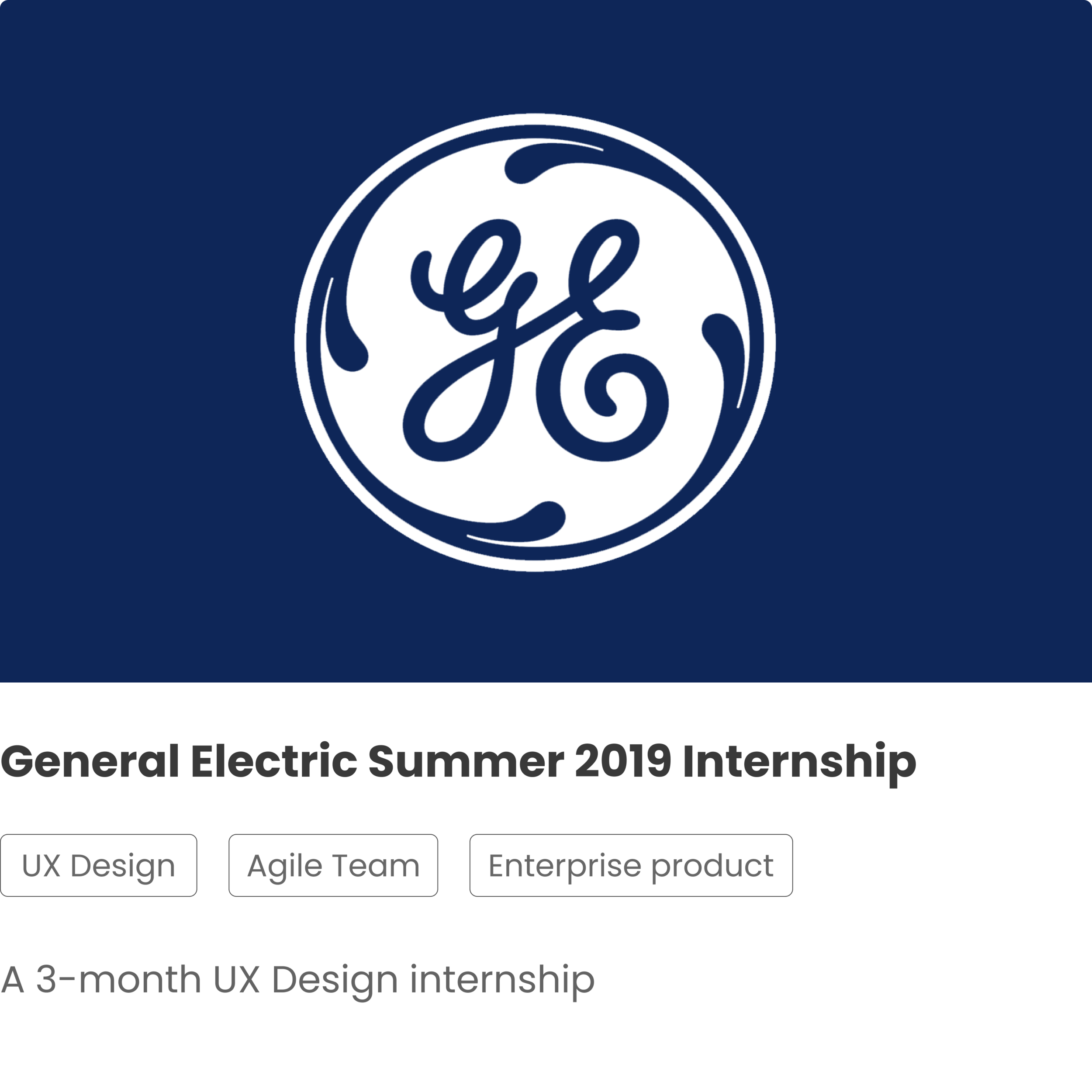 GE Summer 2019