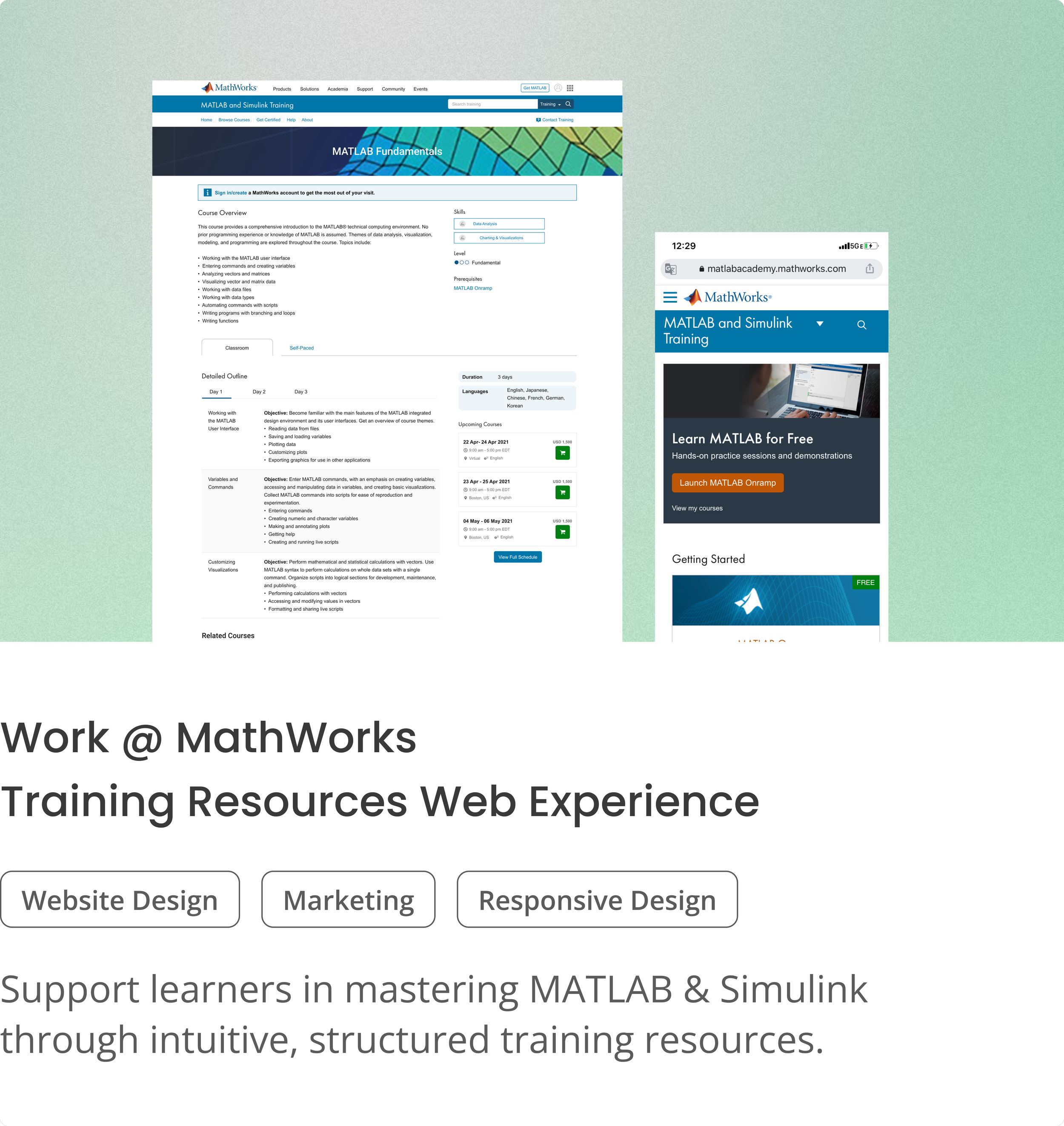 Work@Mathworks