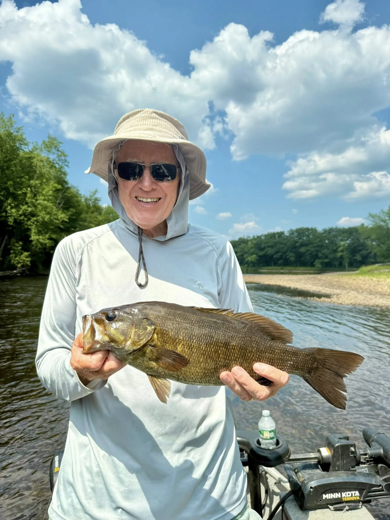 Androscoggin river Bass fishing