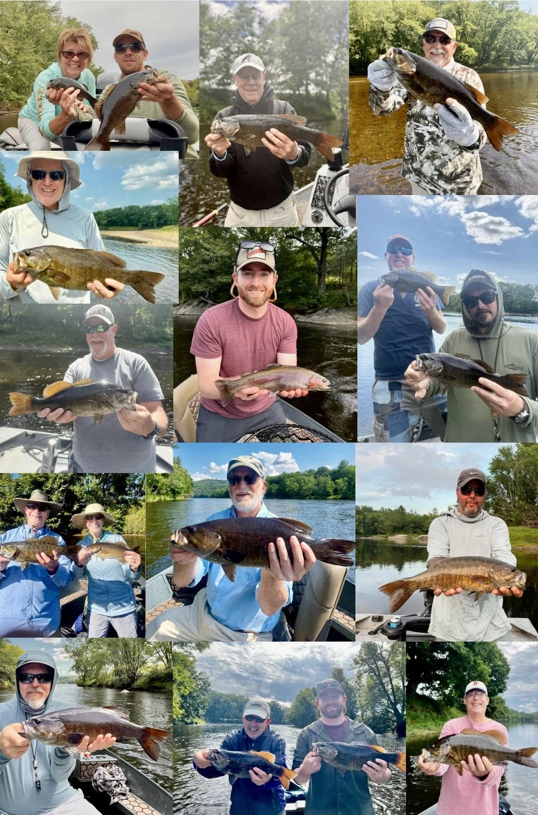 Guided Fishing trips on the Androscoggin river from rumford Maine - Canton Maine