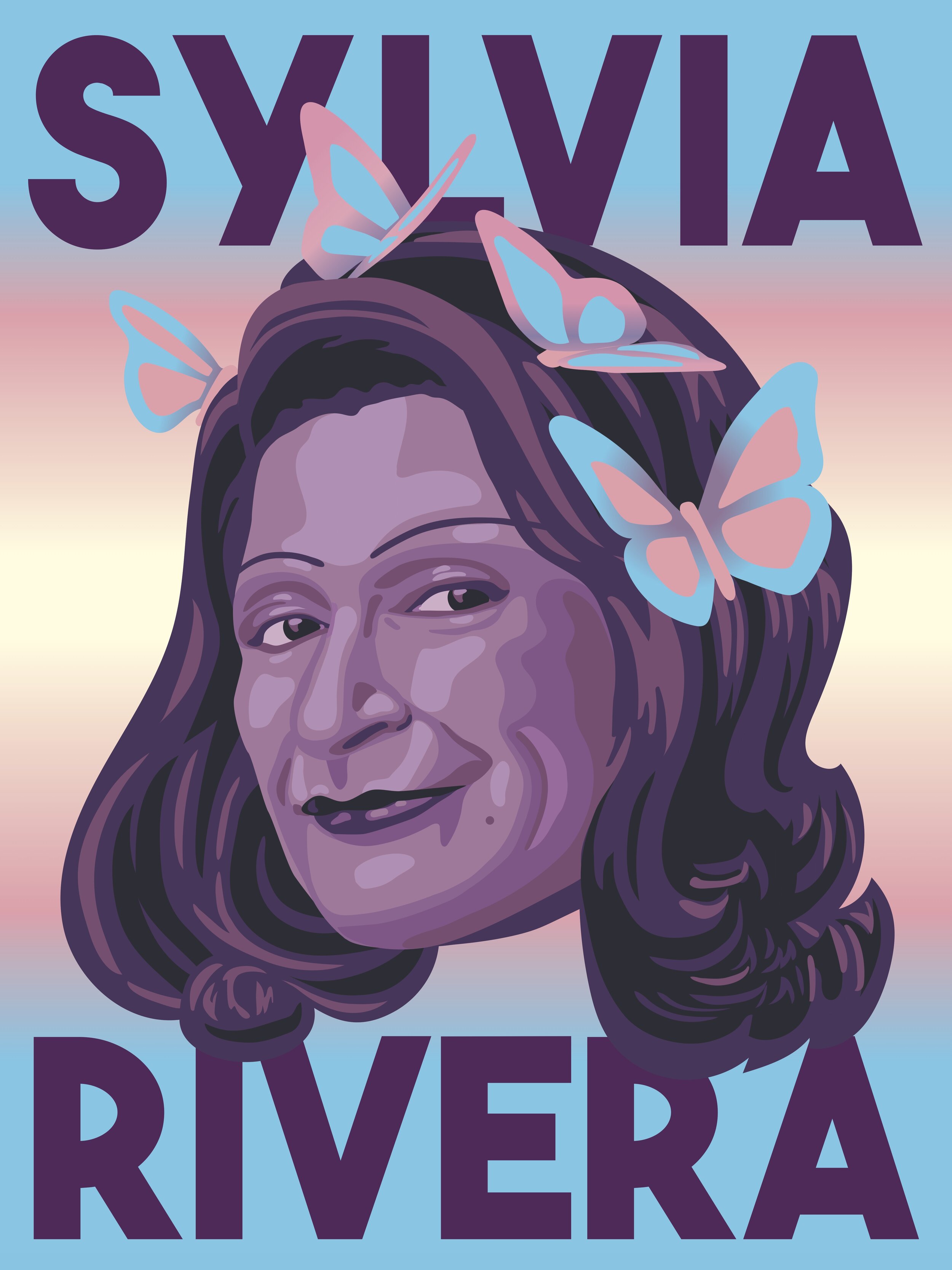 Sylvia Rivera Poster Series I – Solo Mujeres Show at Mission Cultural Center for Latino Arts