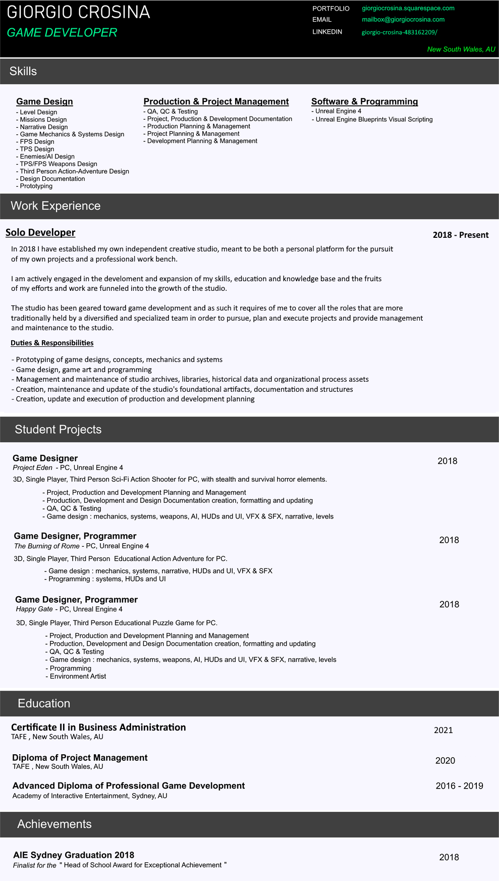 Giorgio Crosina - Game Developer - CV.png
