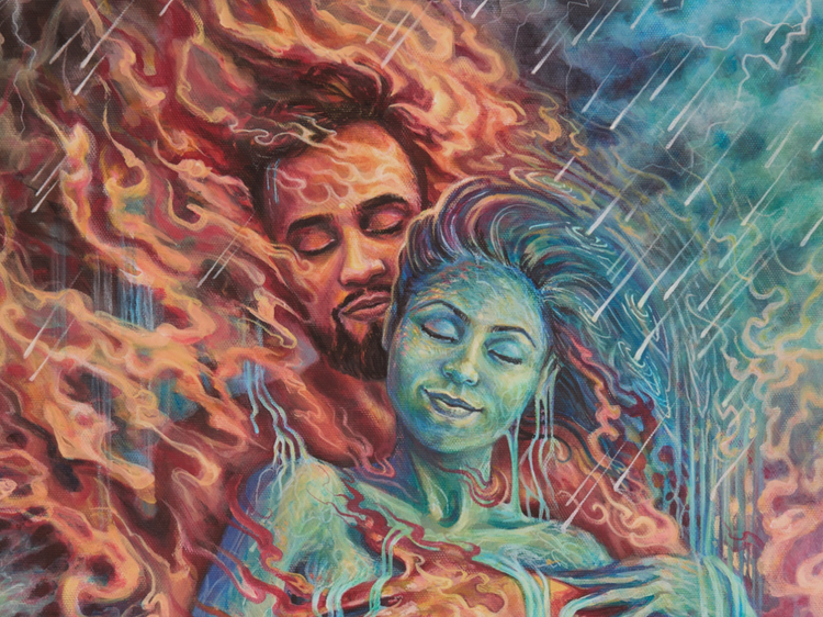 Symbiosis print by Nicole Palapoli