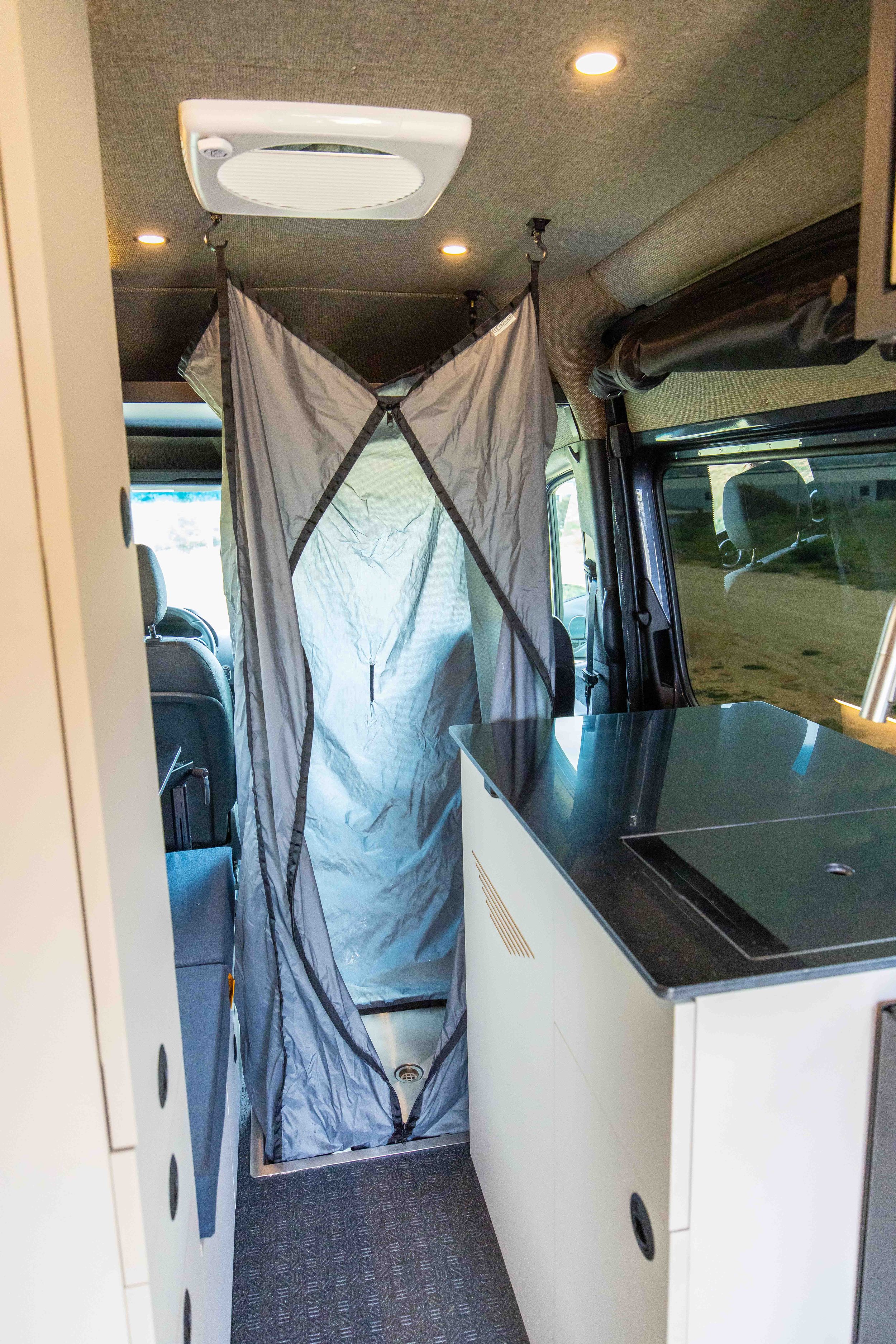 pop up shower sprinter van 