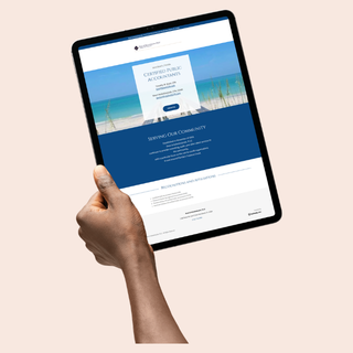 Independent Accounting Firm Landing Page