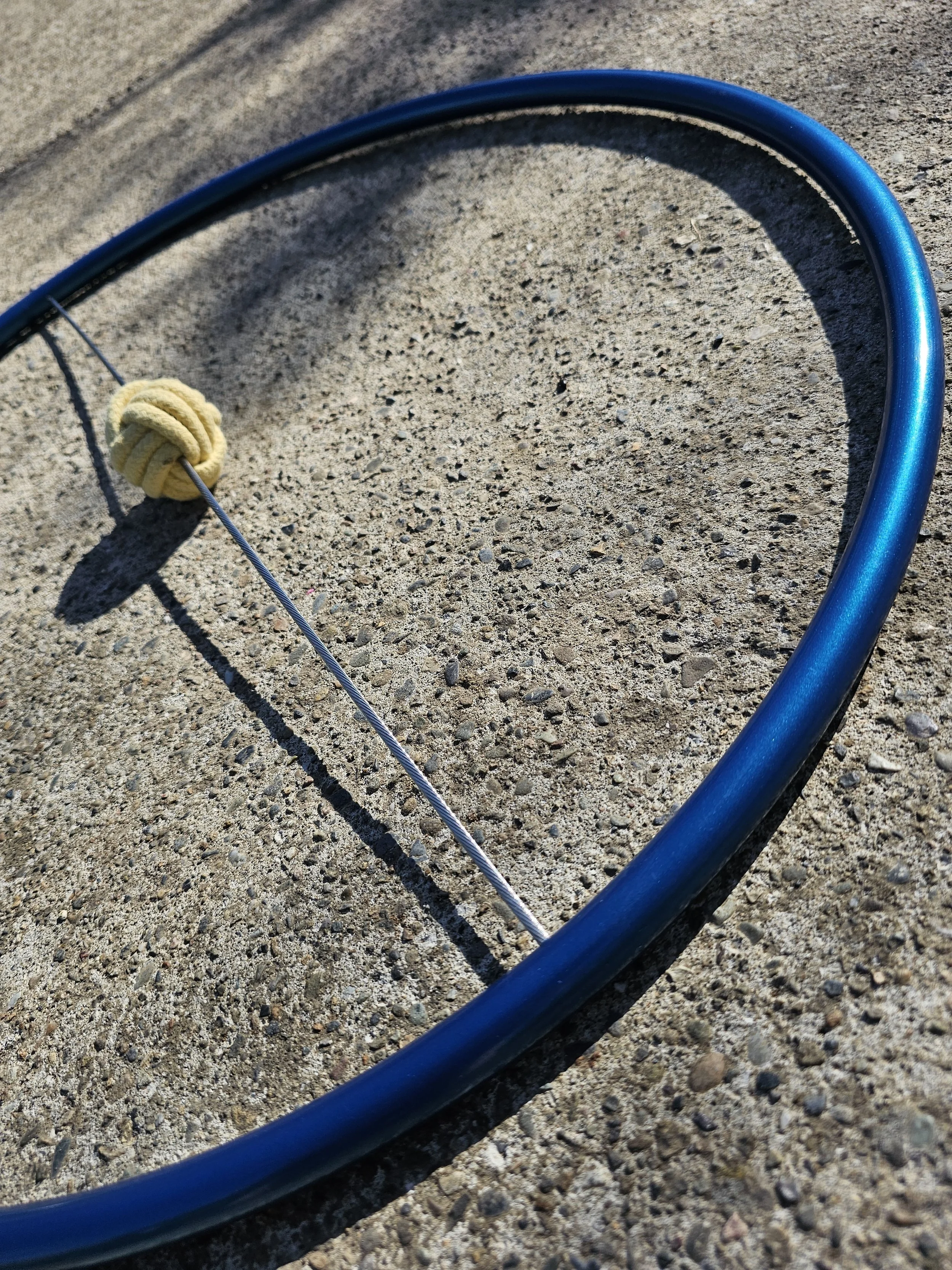 Fire Iso Hoop ~ Deep Sea