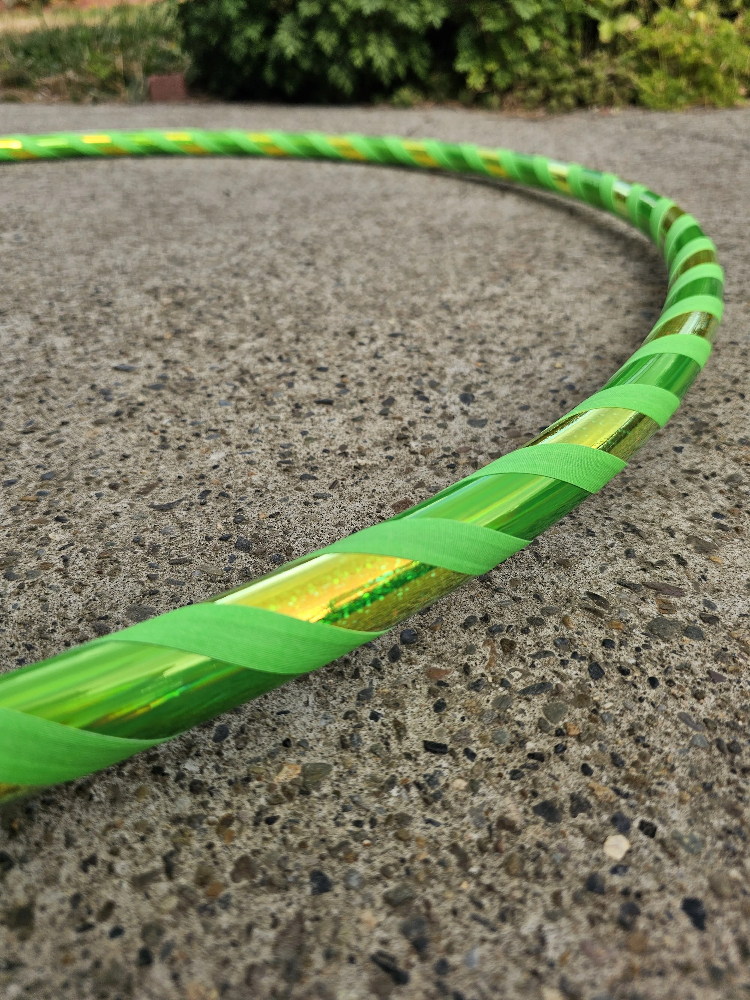 On-Core Hoop Deluxe Color Morph Series: "Emerald Envy" Danceweight or Fitness weight