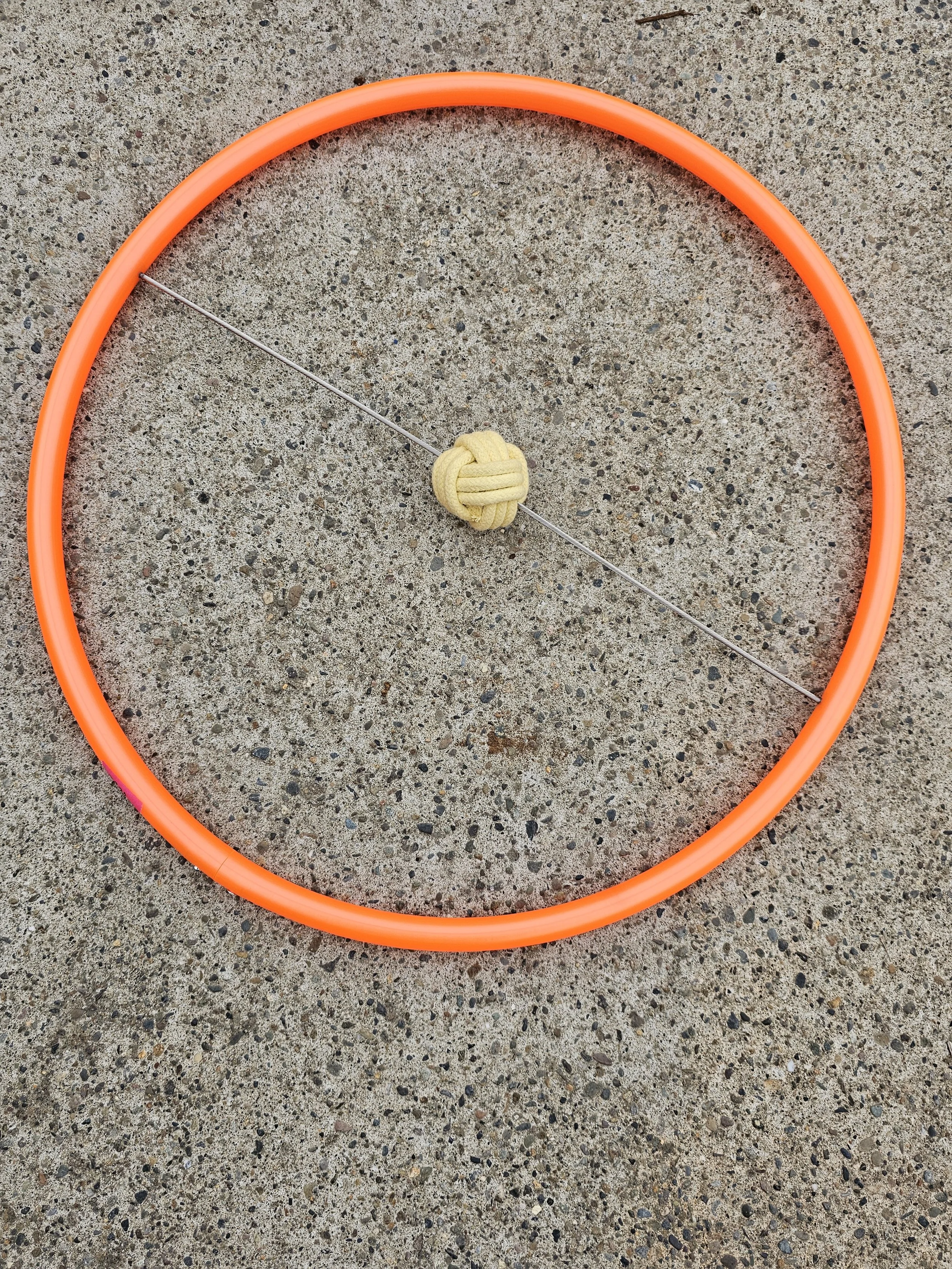 UV  Tangerine Fire Iso Hoop sold individually