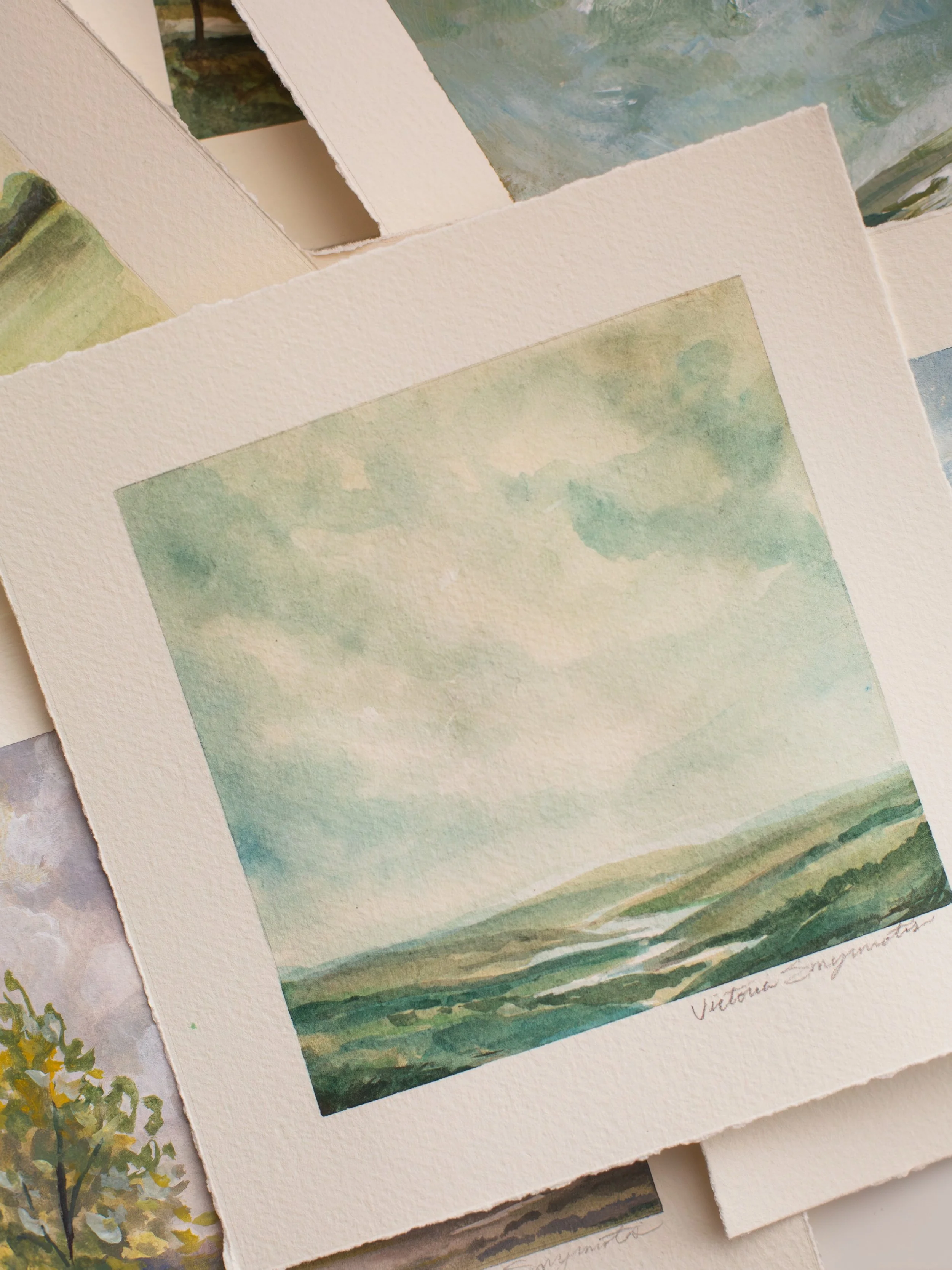 A small preview of Remembered Landscapes.

Tomorrow I&rsquo;ll be sending the digital catalog to my newsletter subscribers, along with early access to the collection before it opens publicly.

If you&rsquo;d like to receive it, you can join the studi