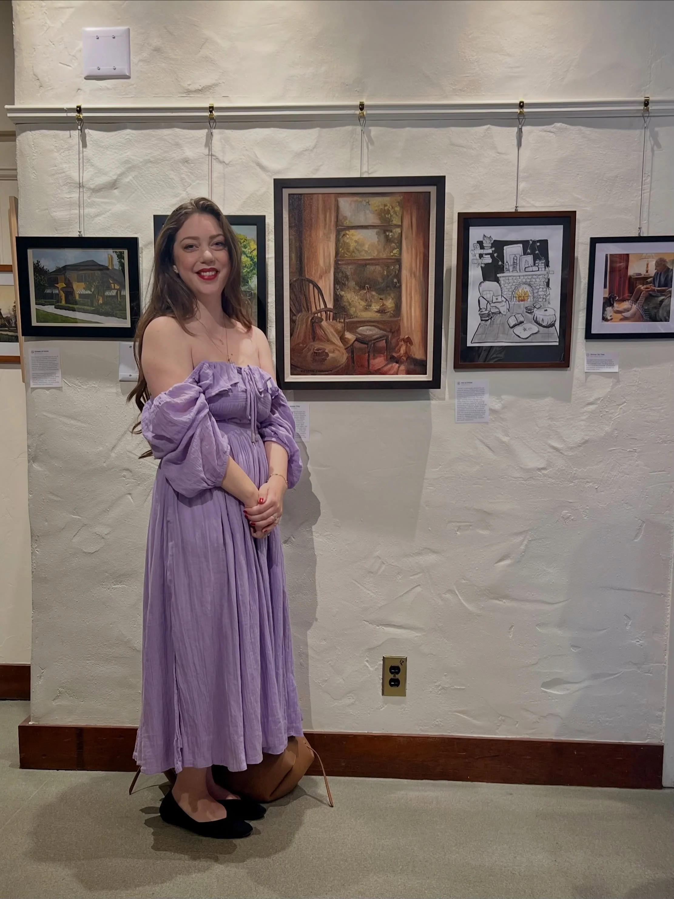 Thank you to everyone who came to see me and my painting at the artists&rsquo; reception on Saturday. I&rsquo;m so moved that a painting born from such a personal place could resonate so deeply with so many people.

Throughout the afternoon I heard s
