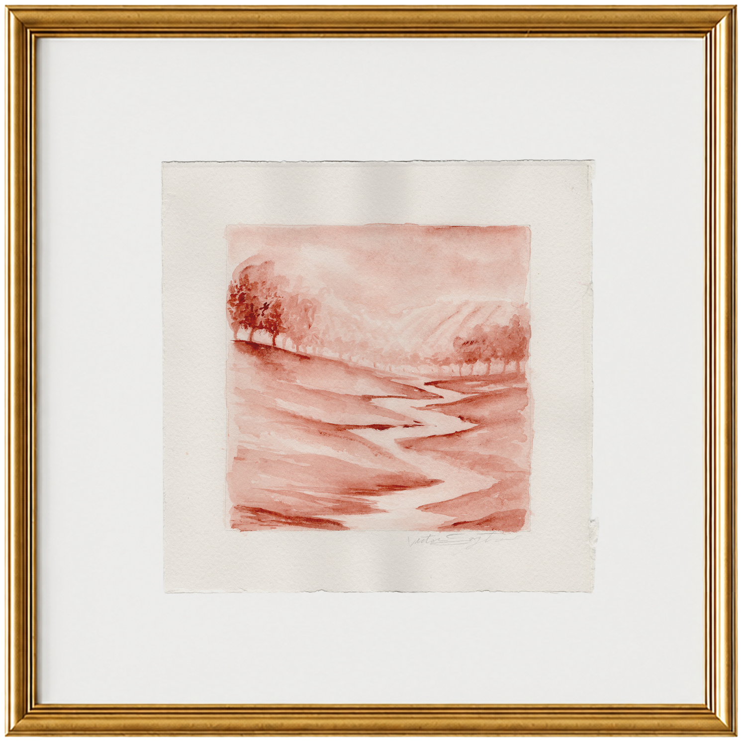 Burnt Sienna Study No. 4