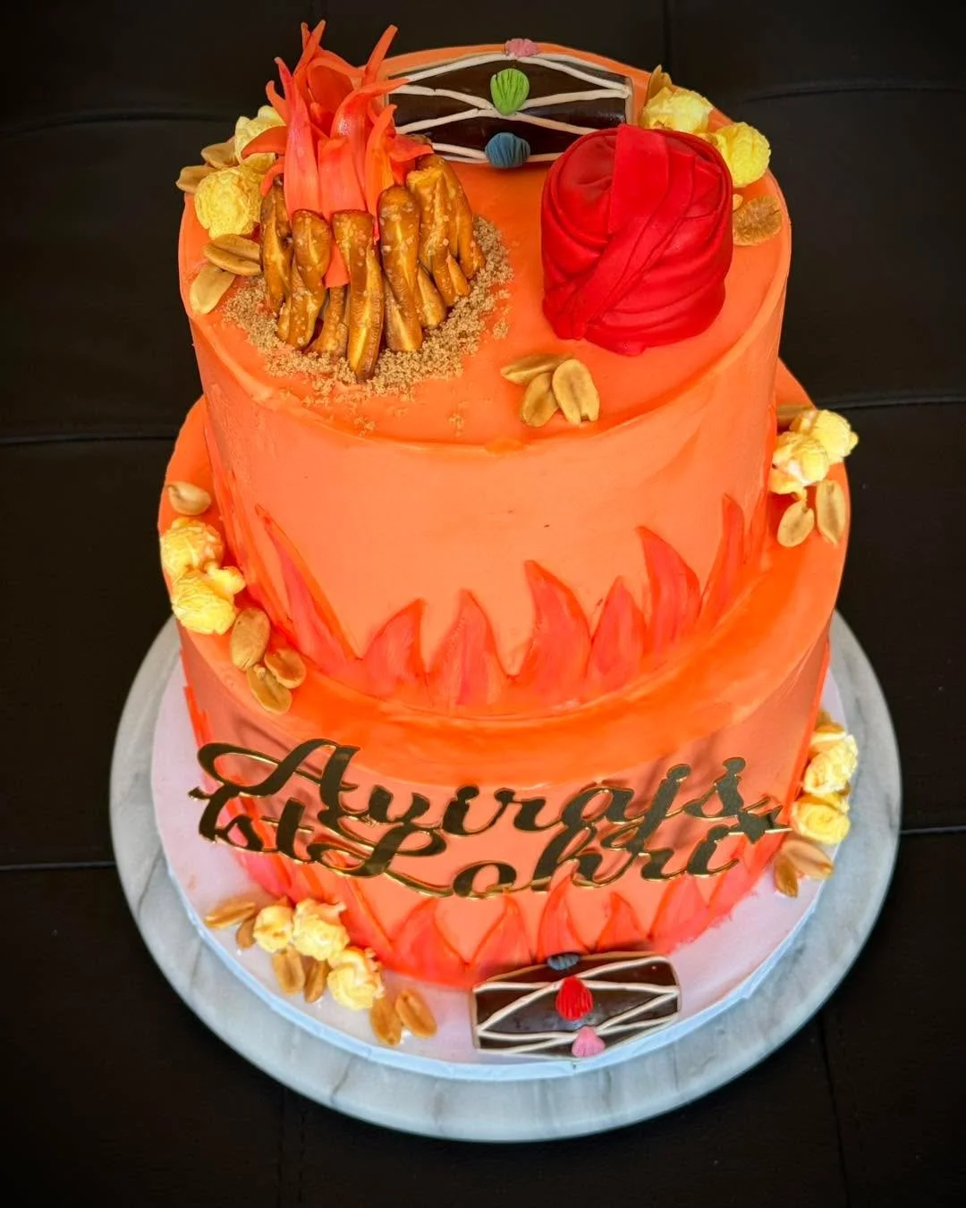 Baby&rsquo;s first Lorhi! For those who don&rsquo;t know, Lohri is a harvest festival to celebrate the passing of the solstice, typically in northern India. It is traditionally celebrated by lighting a fire 🔥 and dancing to the beat of a dhol 🥁. It