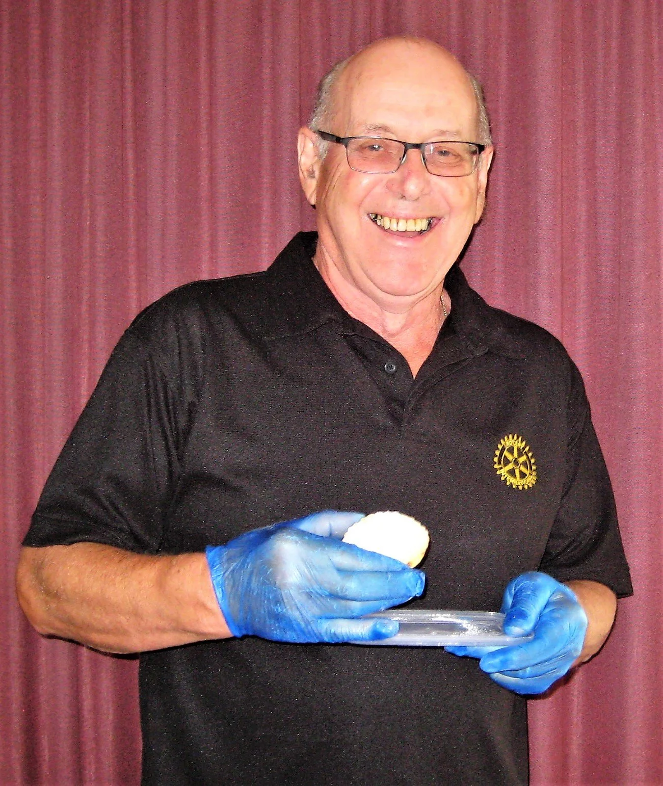 4.  Special Mince Pie for President Clive's Birthday.JPG