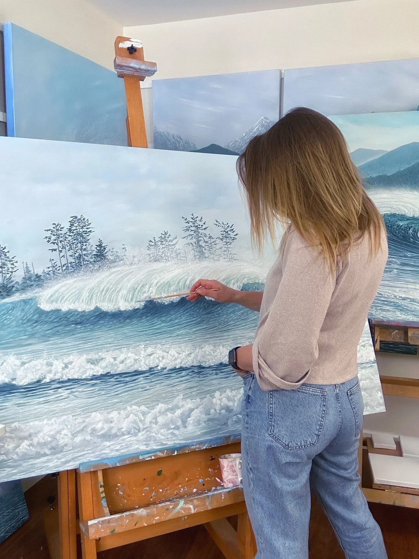 Misty Cool Air. Chesterman Beach Tofino BC.

Waves rolling like thunder, filling the bay with movement and force. Excitement for both wave watchers and surfers. Frank&rsquo;s Island in the distance just visible through the haze.

A quiet moment in th