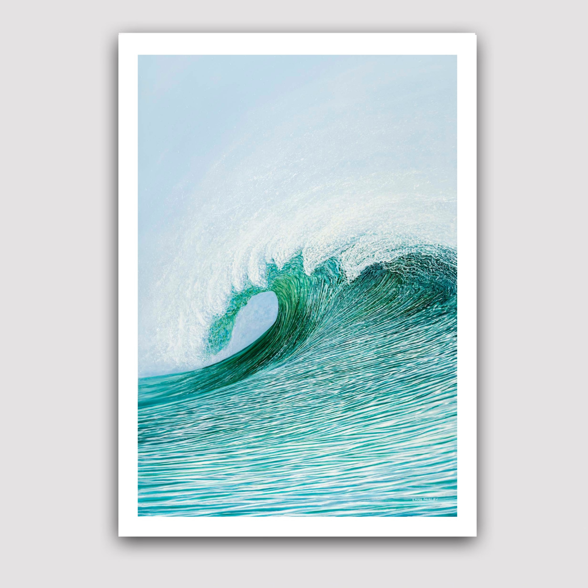 "Green Colossus" West Coast Wave Art Card