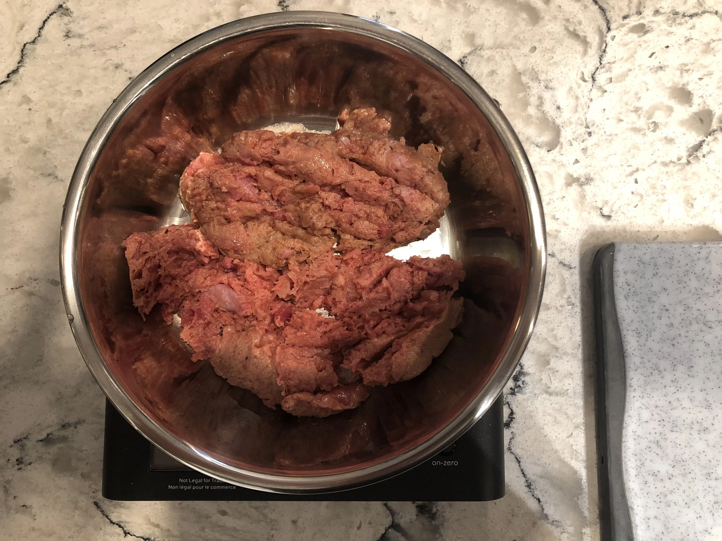 Markus is loving his raw food, but he’s not really enjoying the beef so far