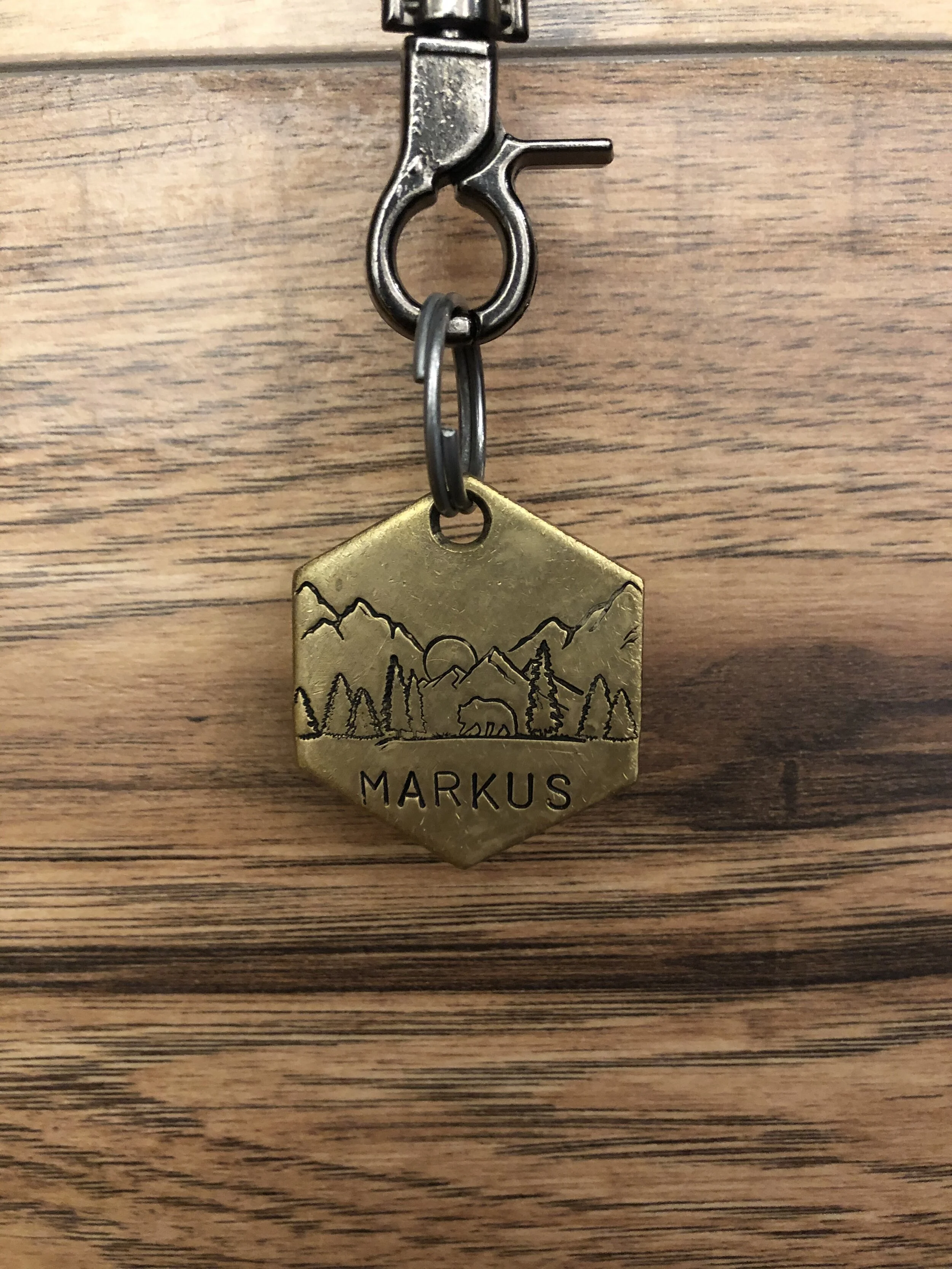 Markus’ new tag arrived from SMASHpaw