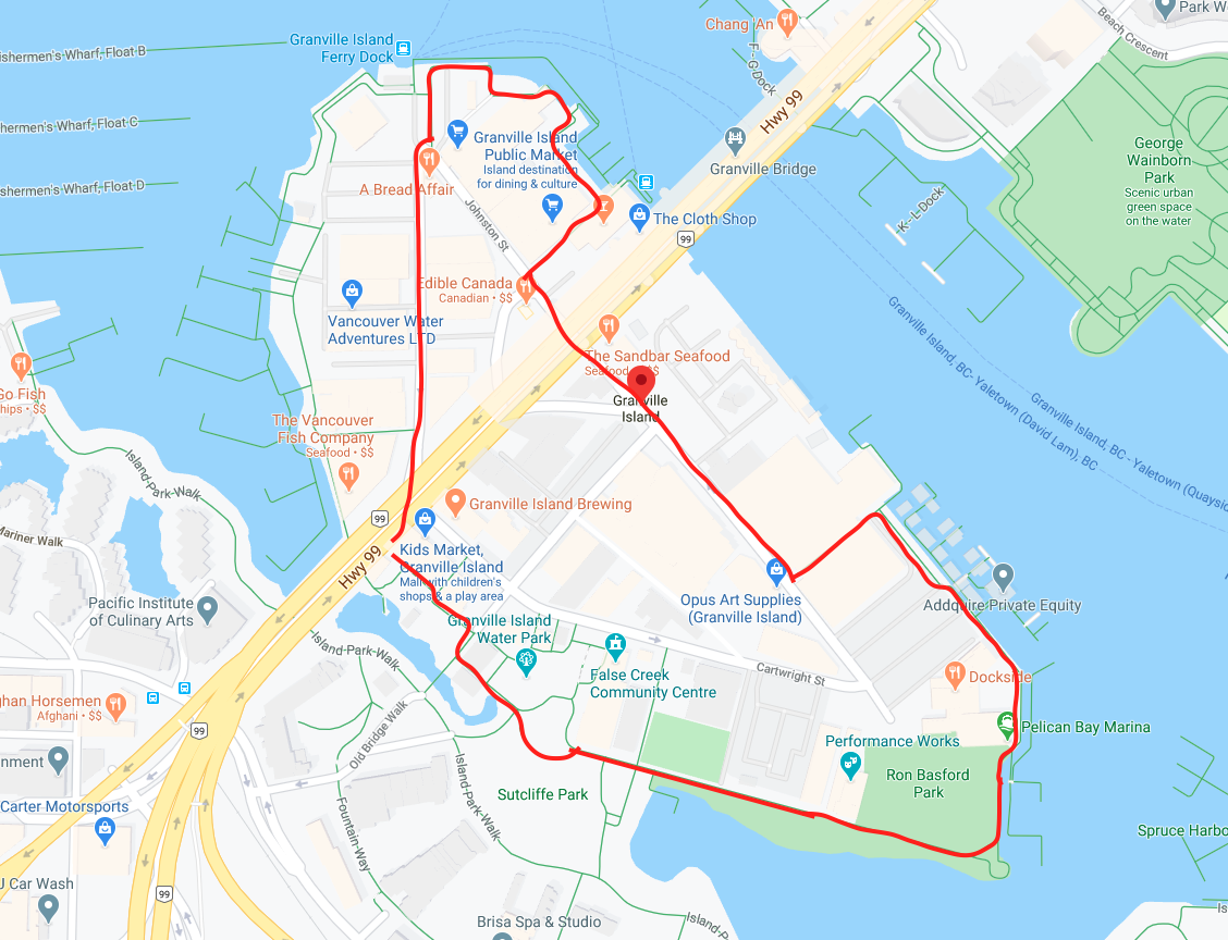 This is the path that we usually take with Markus, which is away from the crowds and where there is more grass for him