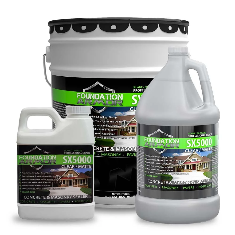 SX5000 Penetrating Solvent-Based Silane Siloxane Concrete Sealer And Masonry Water Repellent