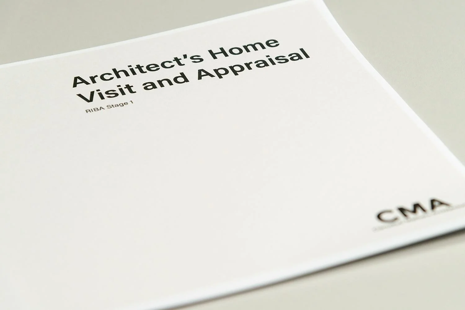 Architect’s Home Visit and Appraisal for a London home renovation, helping define the brief, budget and best route forward.