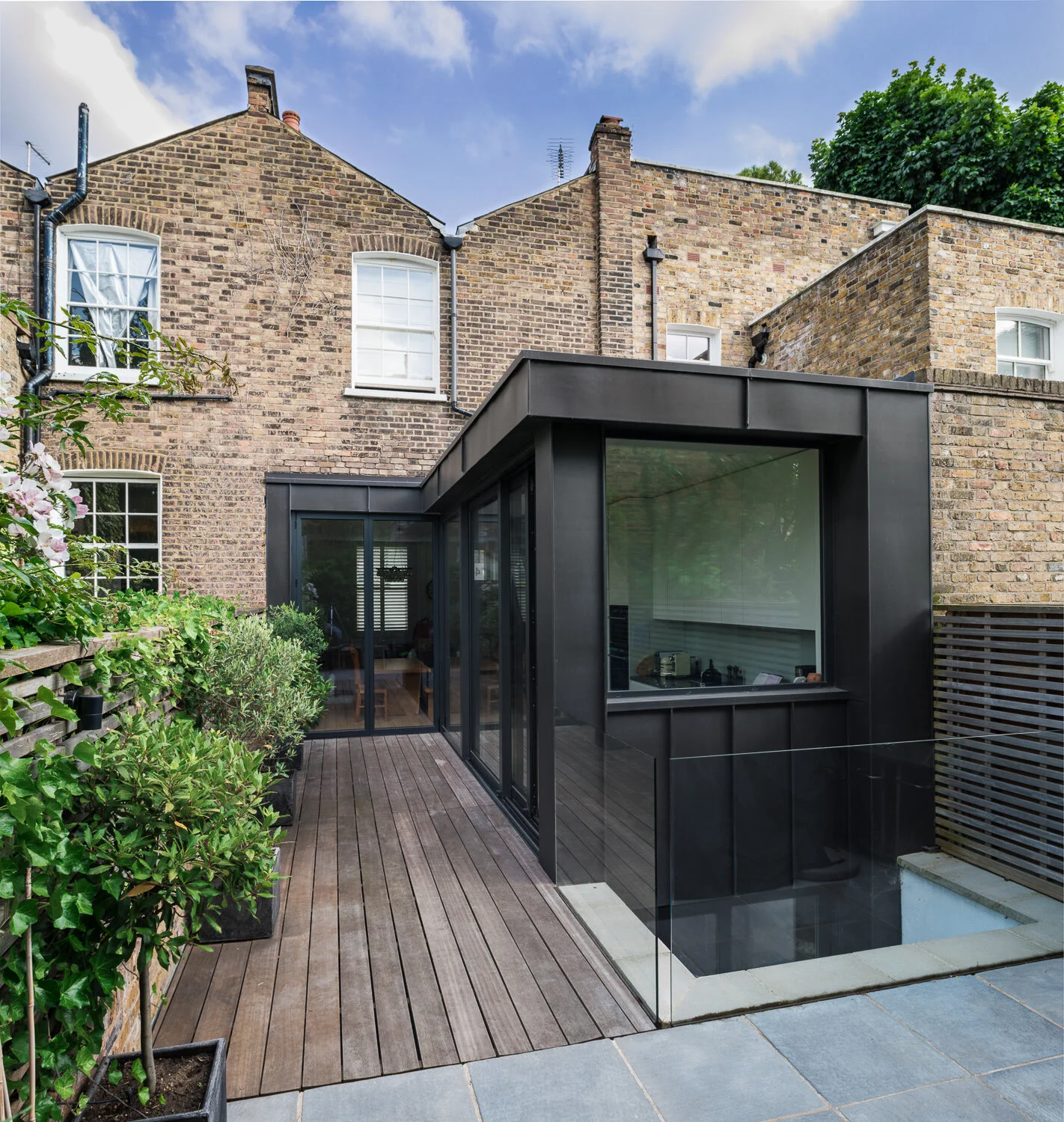 Rear and basement extension to a Victorian terrace in Islington, designed to sit quietly within a conservation area.