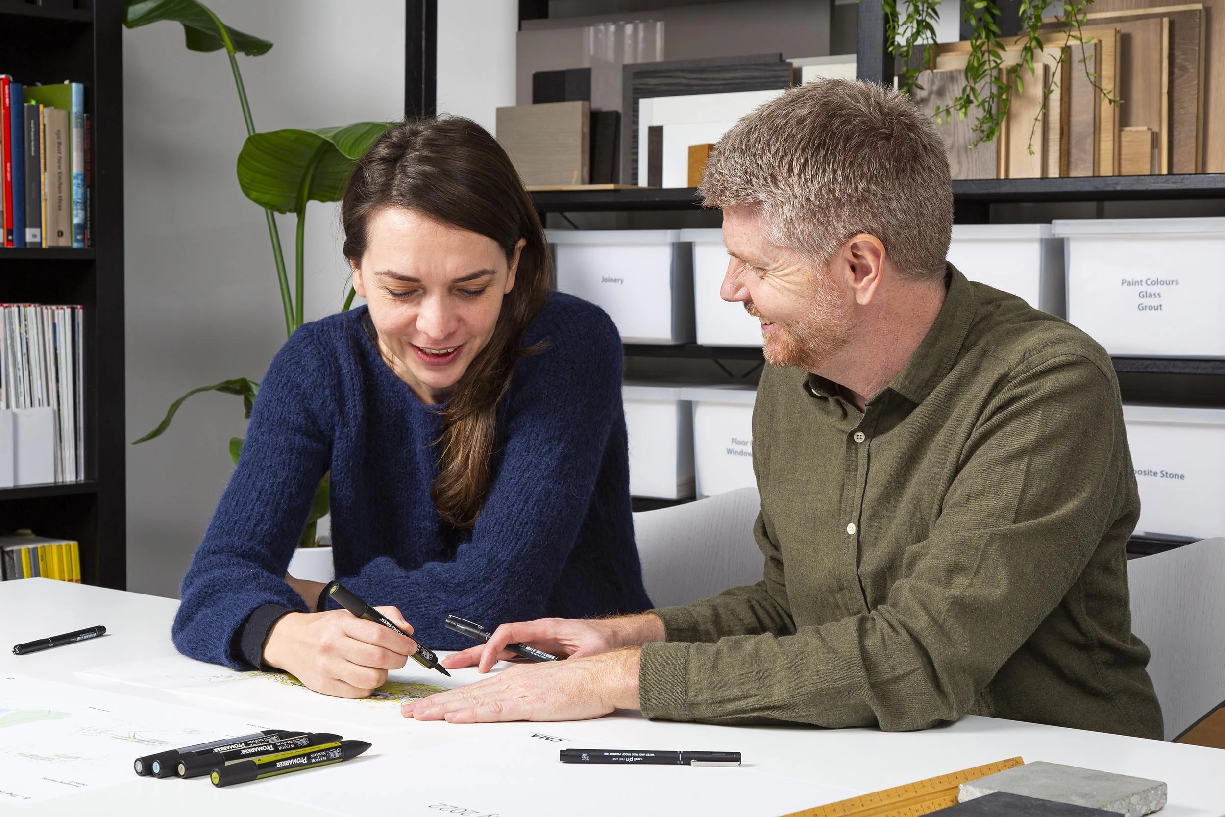 Studio CMA architects discussing loft conversion and loft extension options for a London home