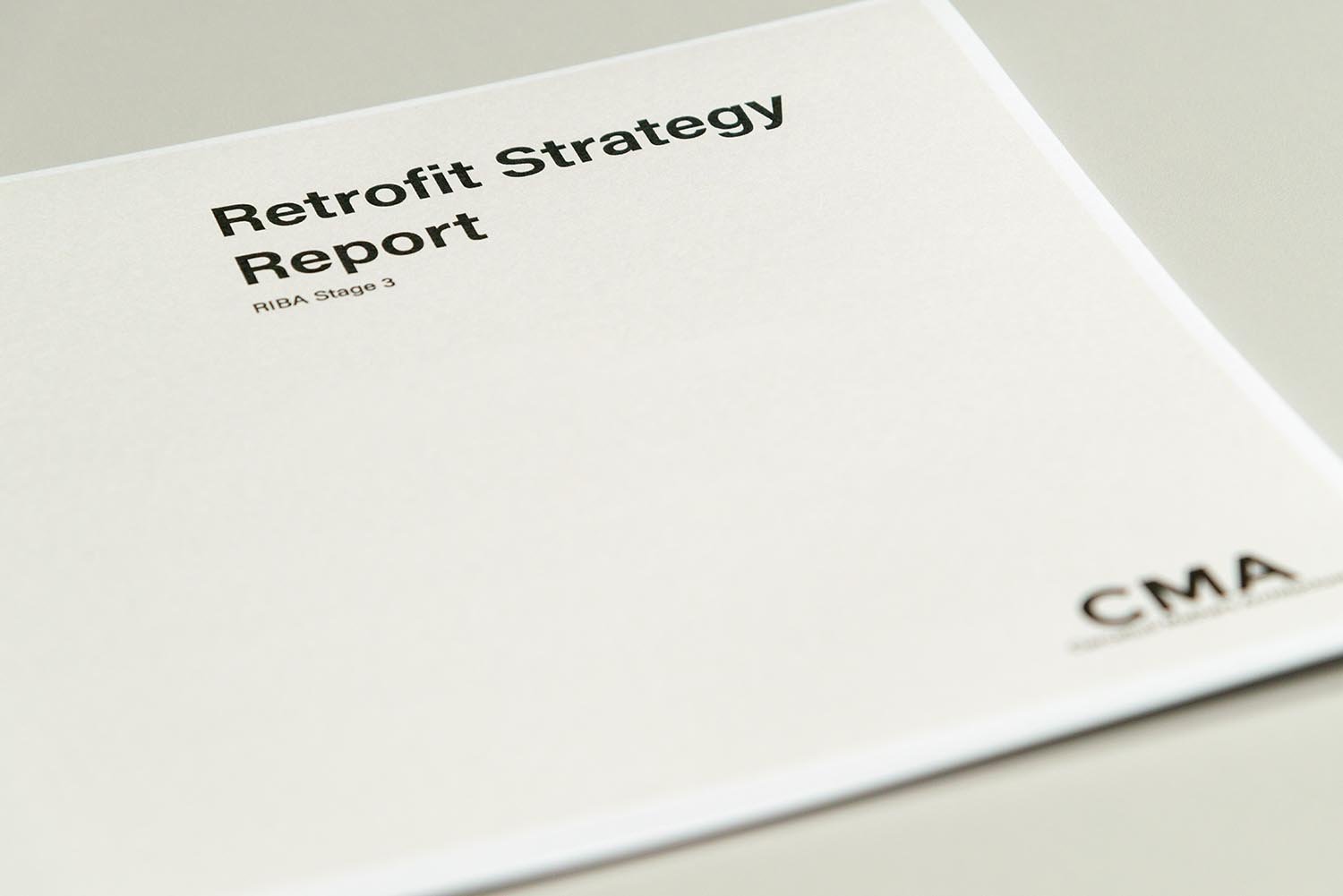 Architect’s retrofit strategy report setting out insulation, ventilation and heating upgrades for a London home