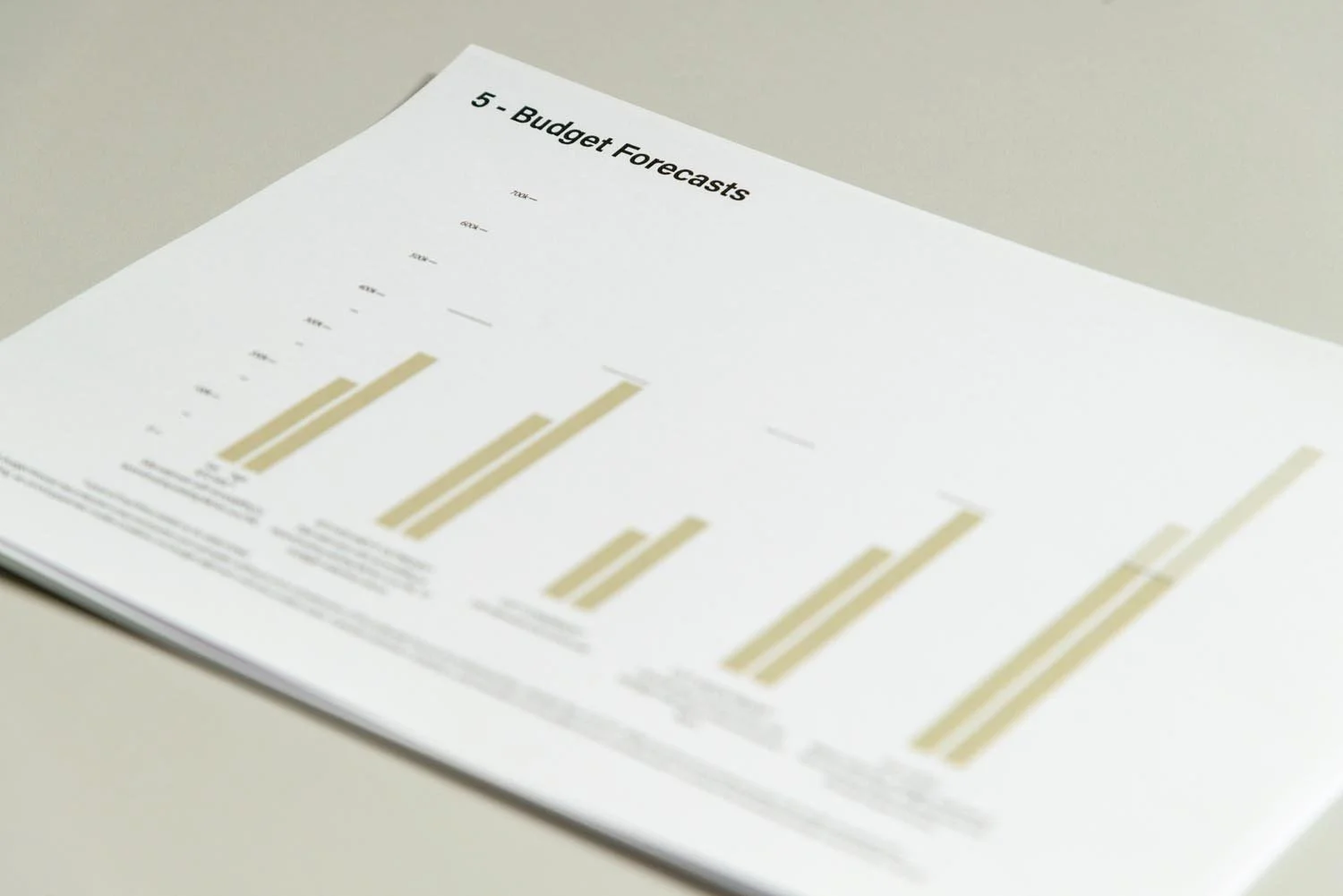 Studio CMA budget forecast report showing early cost planning for a London renovation project