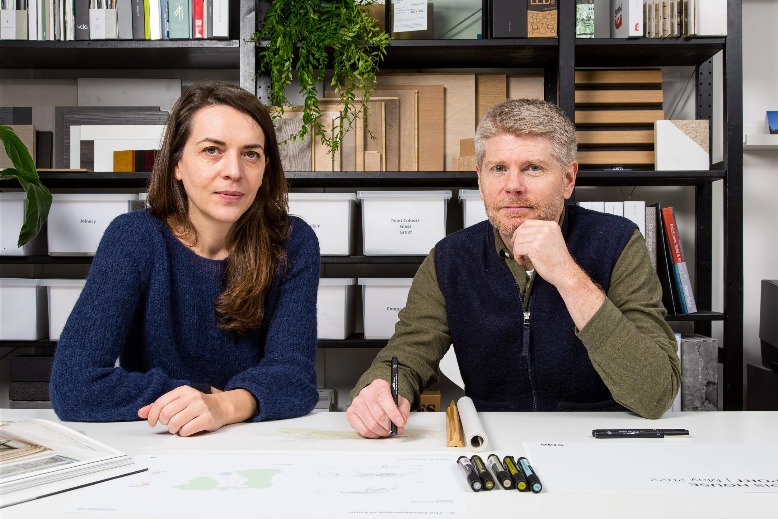 Studio CMA discussing retrofit options with homeowners in London