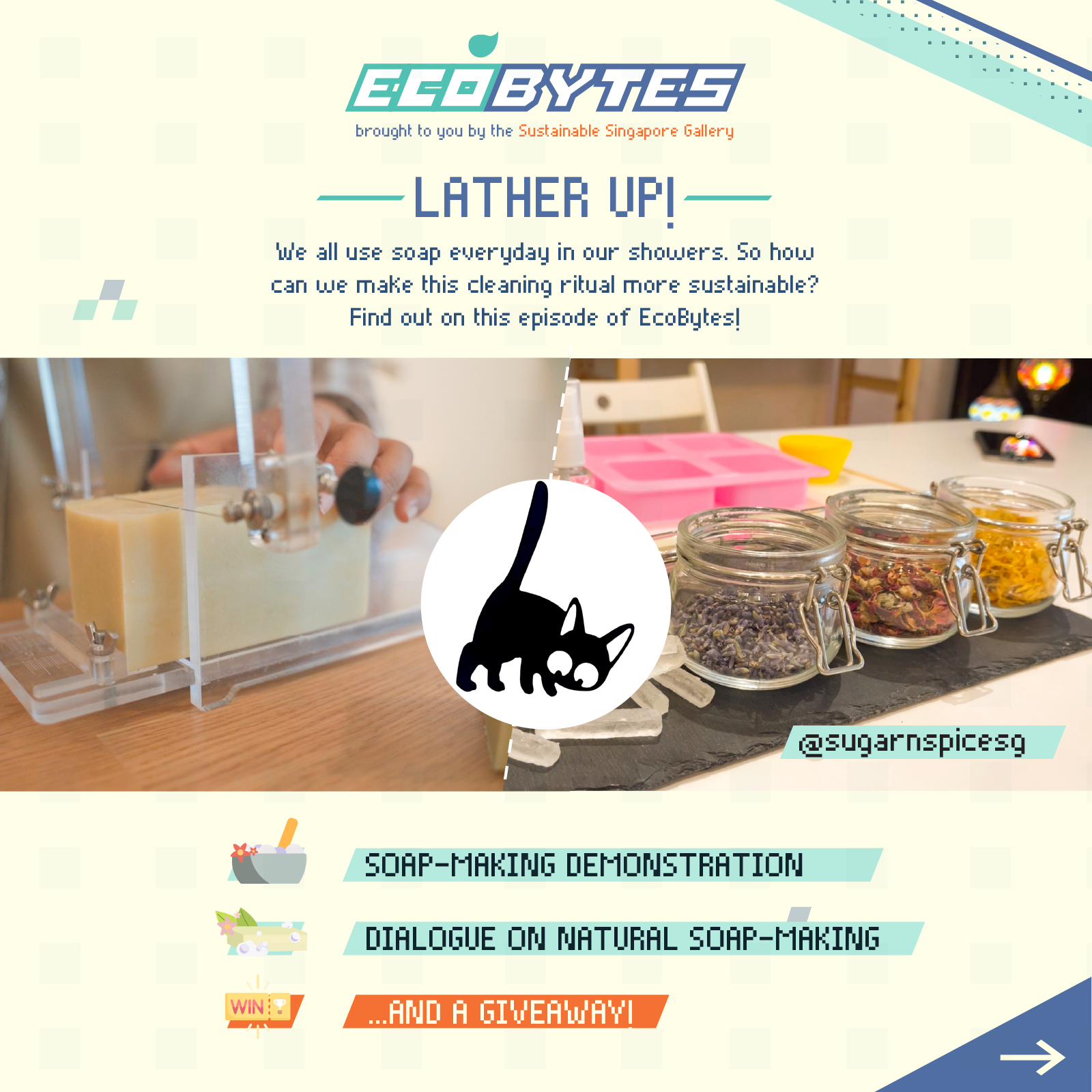 Learn Sustainable Soap-Making on EcoBytes Ep 10 with Sugar &amp; Spice!