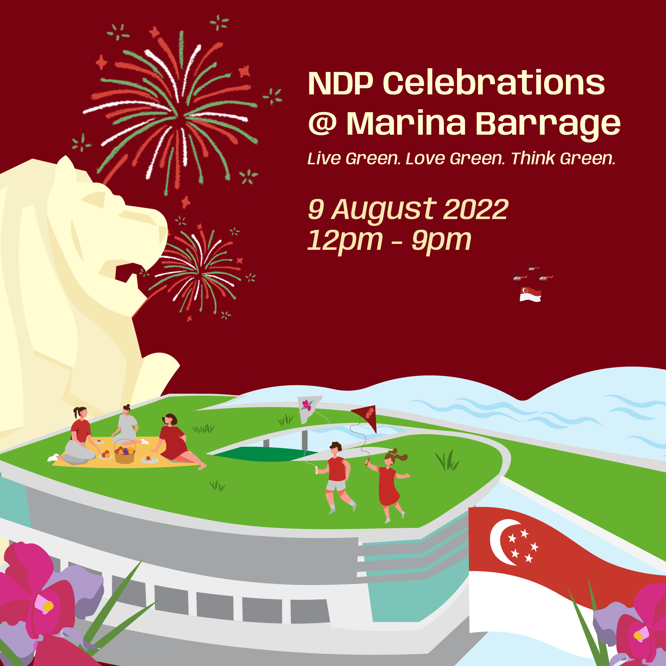 NDP Celebration @ Marina Barrage
