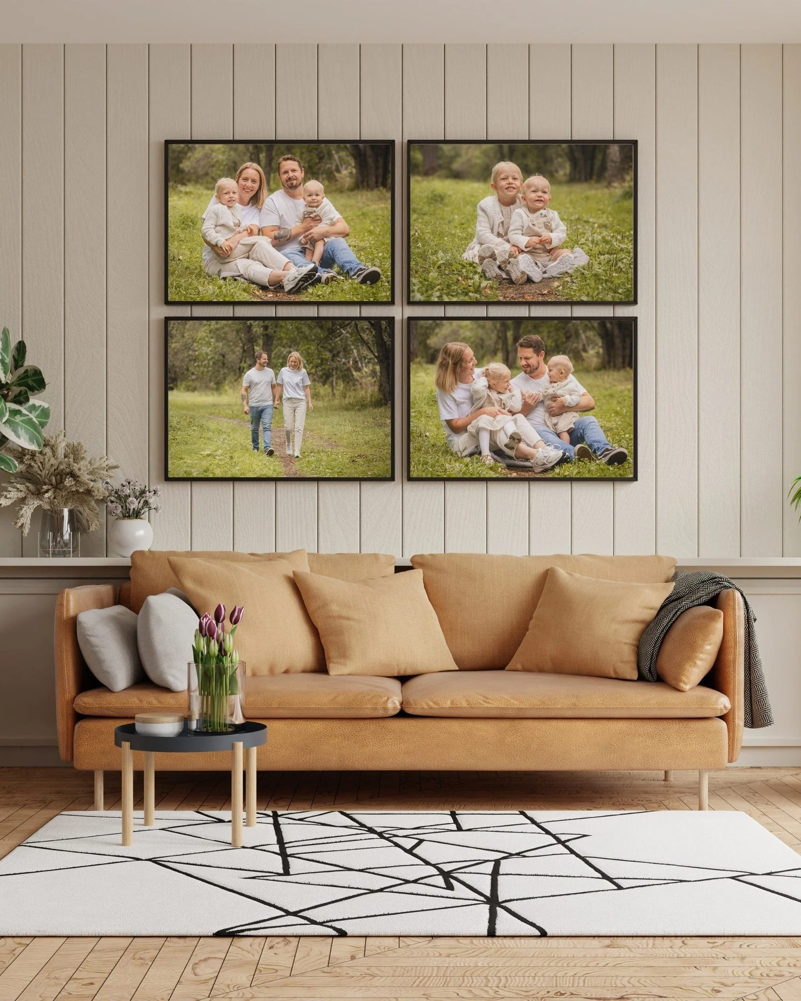 Finnes det finere kunst enn &aring; ha bilder av de du er glad i p&aring; veggen? 💞✨