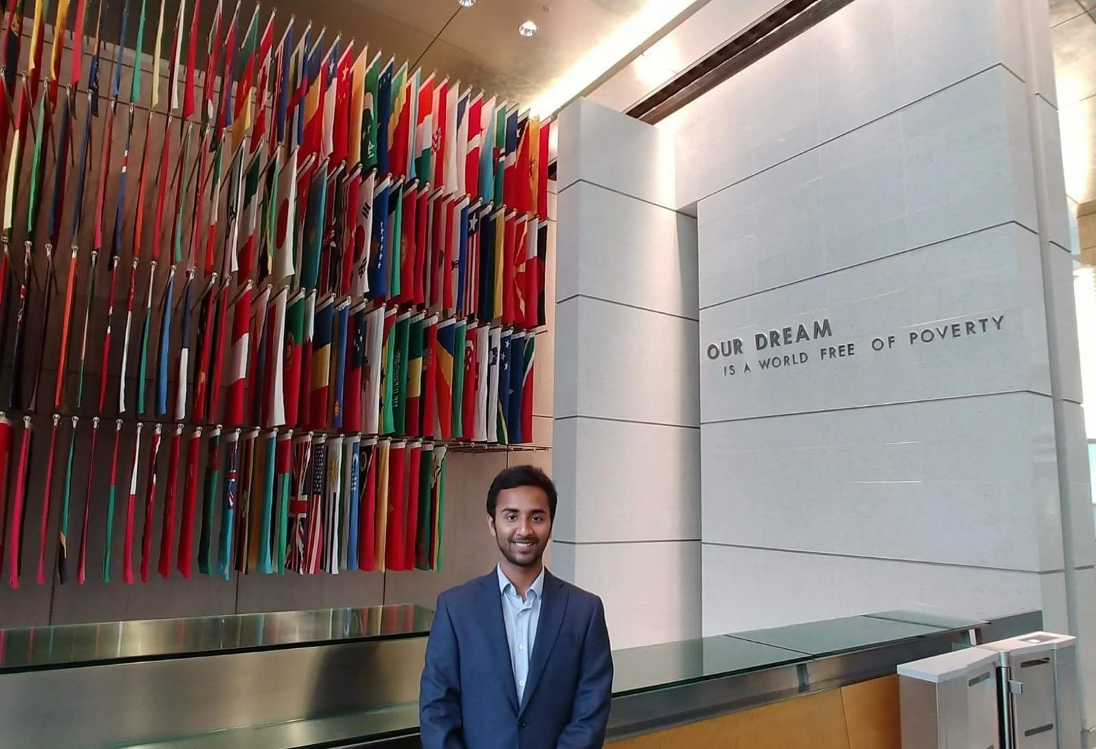 "Our dream is a world free of poverty"
