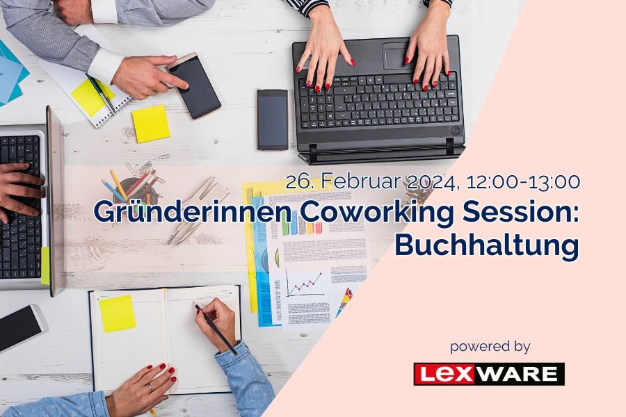 Co-working: Buchhaltung für Gründerinnen