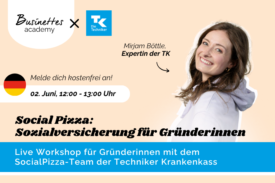 Social Pizza: Sozialversicherung für Gründerinnen