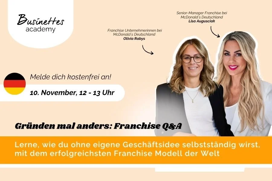 Gründen mal anders: Franchise-Q&amp;A bei McDonald's 
