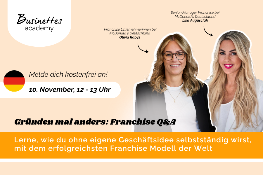 Gründen mal anders: Franchise-Q&A bei McDonald's