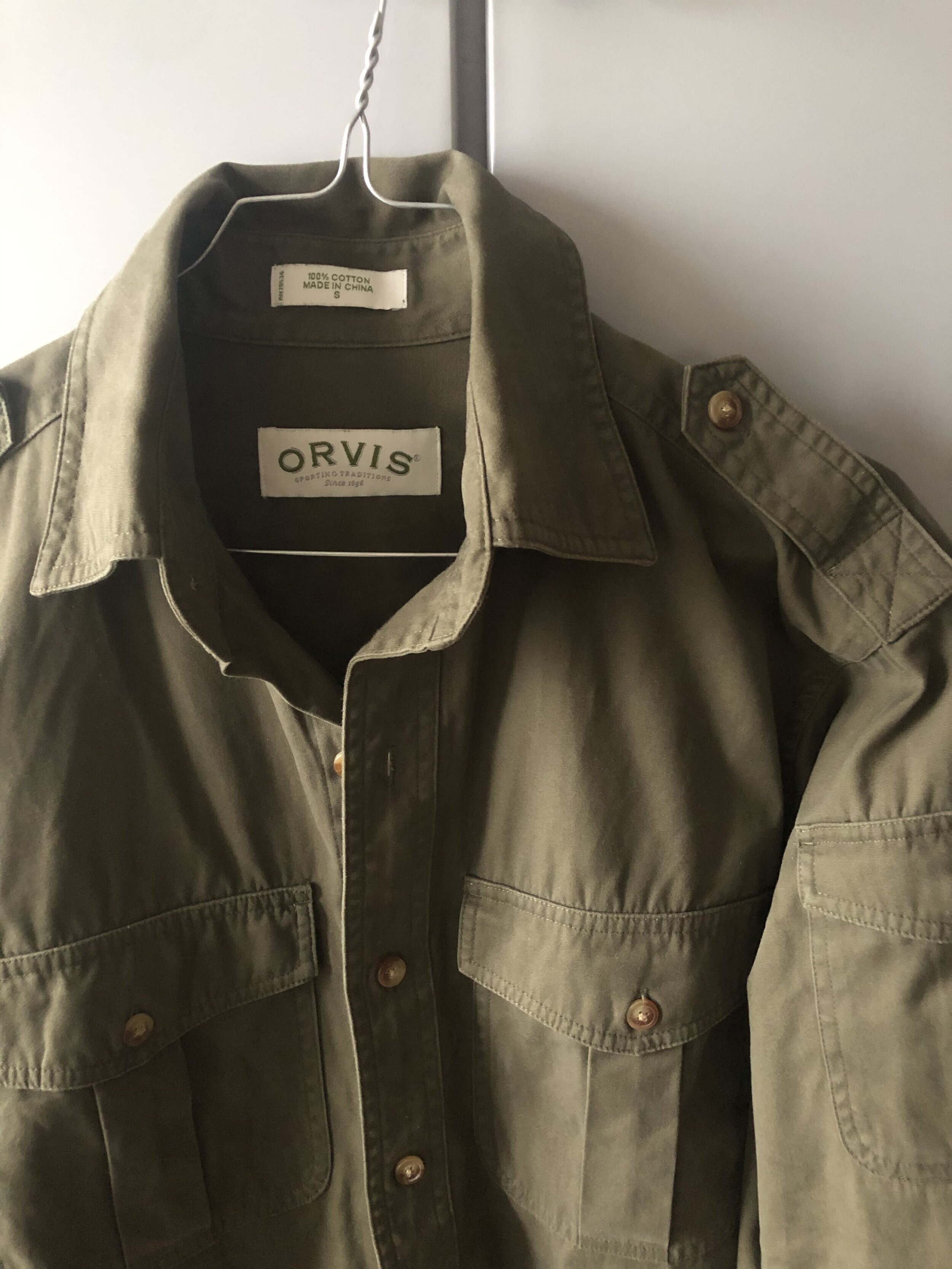 Orvis Bush Poplin Safari Shirt — Sam Blackshire